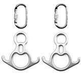 Aerial Rigging Pack: 2 Karabiner + 2 Big 8 für Antennengurte - Ribes y Casals