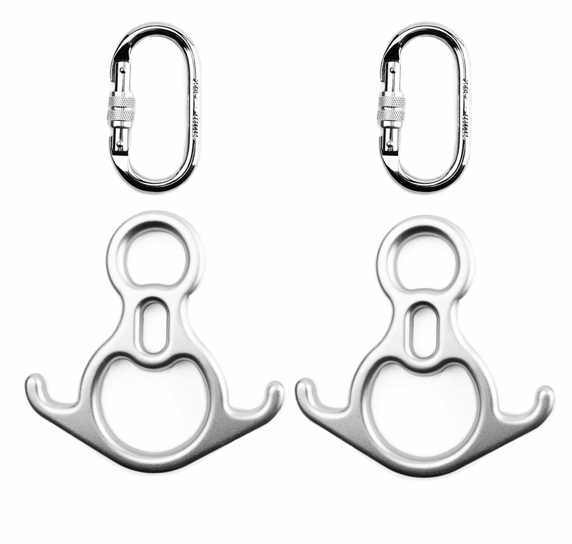 Aerial Rigging Pack: 2 Karabiner + 2 Big 8 für Antennengurte - Ribes y Casals