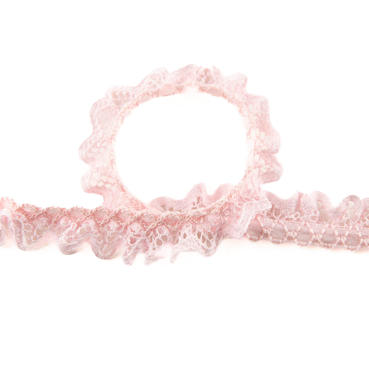 Weiche rosa Spitzenborte 15 mm - Ribes y Casals