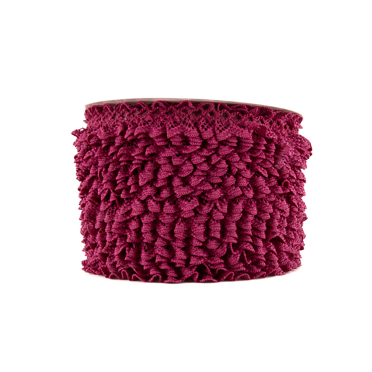 Bordüre aus Spitze, bordeauxrot, 15 mm - Ribes y Casals