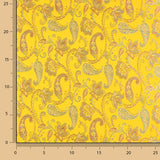 Jacquard Kaschmir Gelb - Ribes y Casals