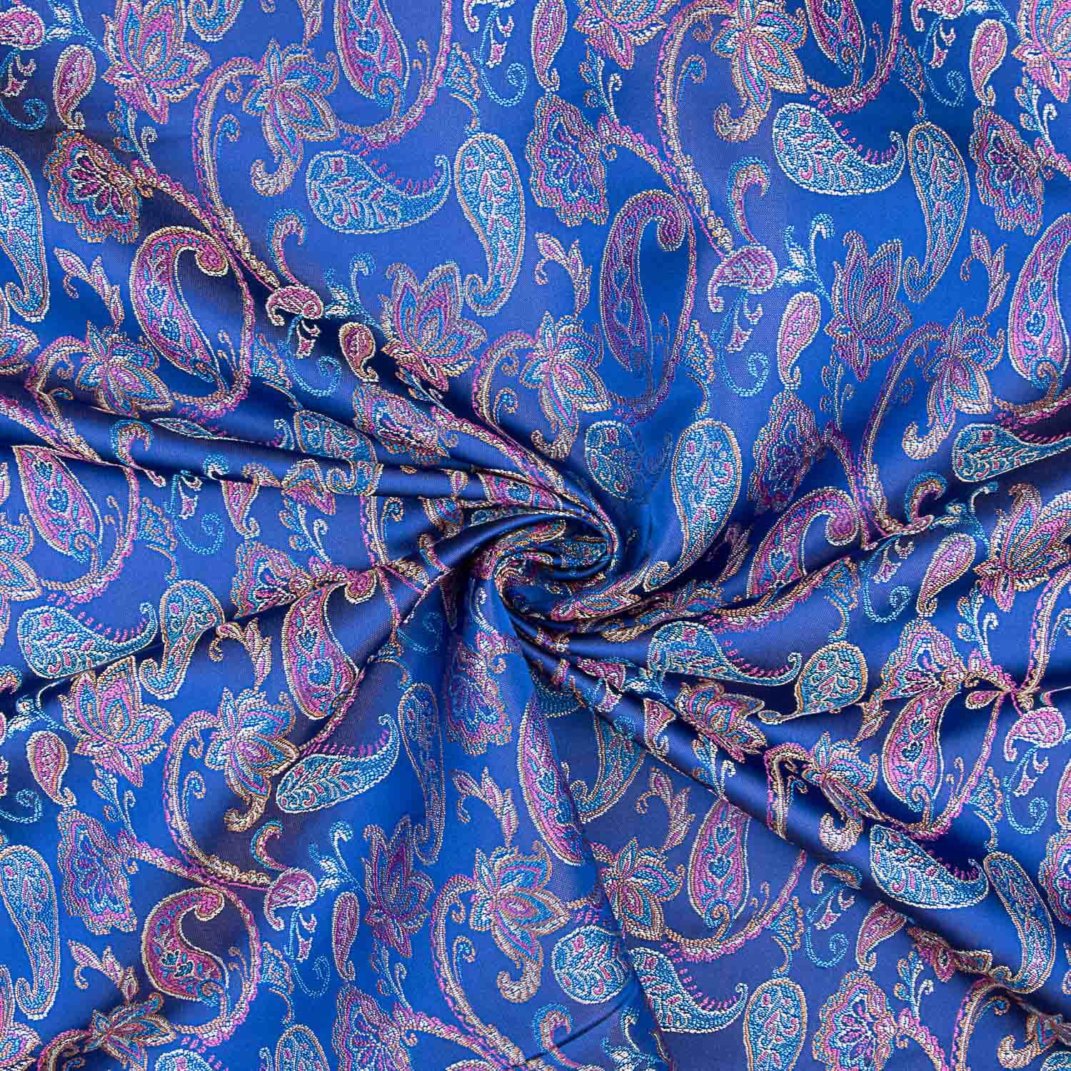 Jacquard Kaschmir Electric Blue - Ribes y Casals