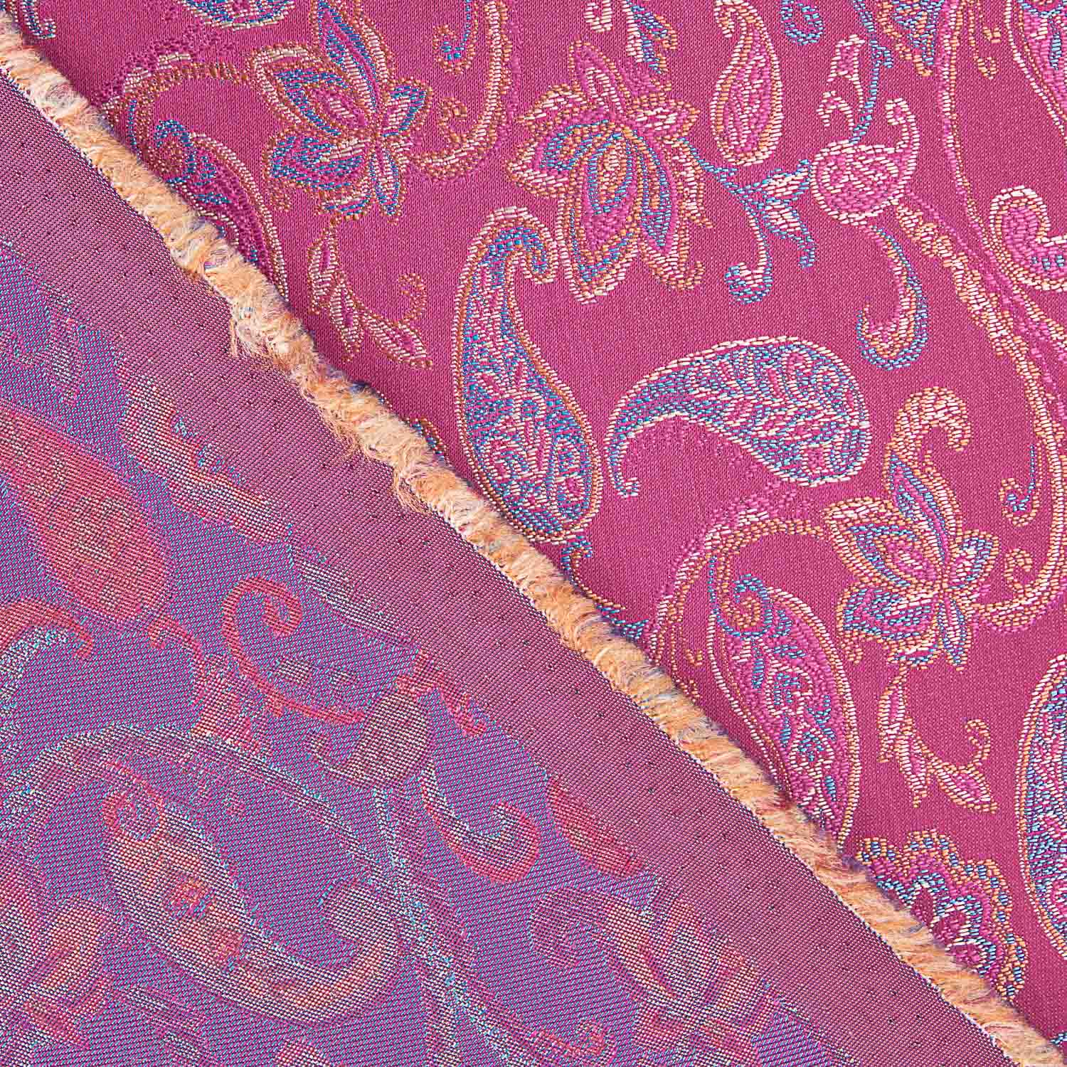 Jacquard Kaschmir Fuchsia - Ribes y Casals
