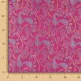 Jacquard Kaschmir Fuchsia - Ribes y Casals