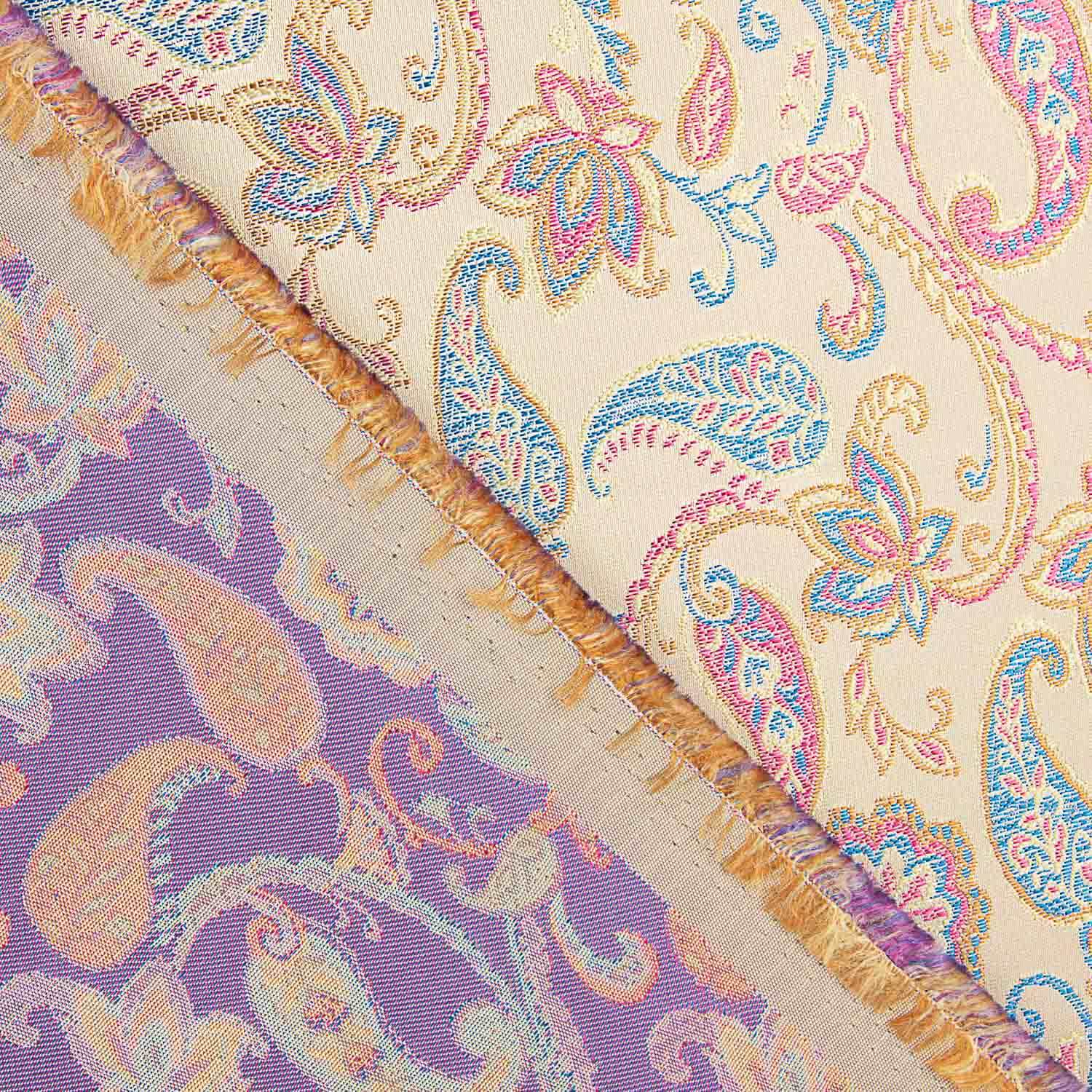 Jacquard Kaschmir Pastell Stilvoll - Ribes y Casals