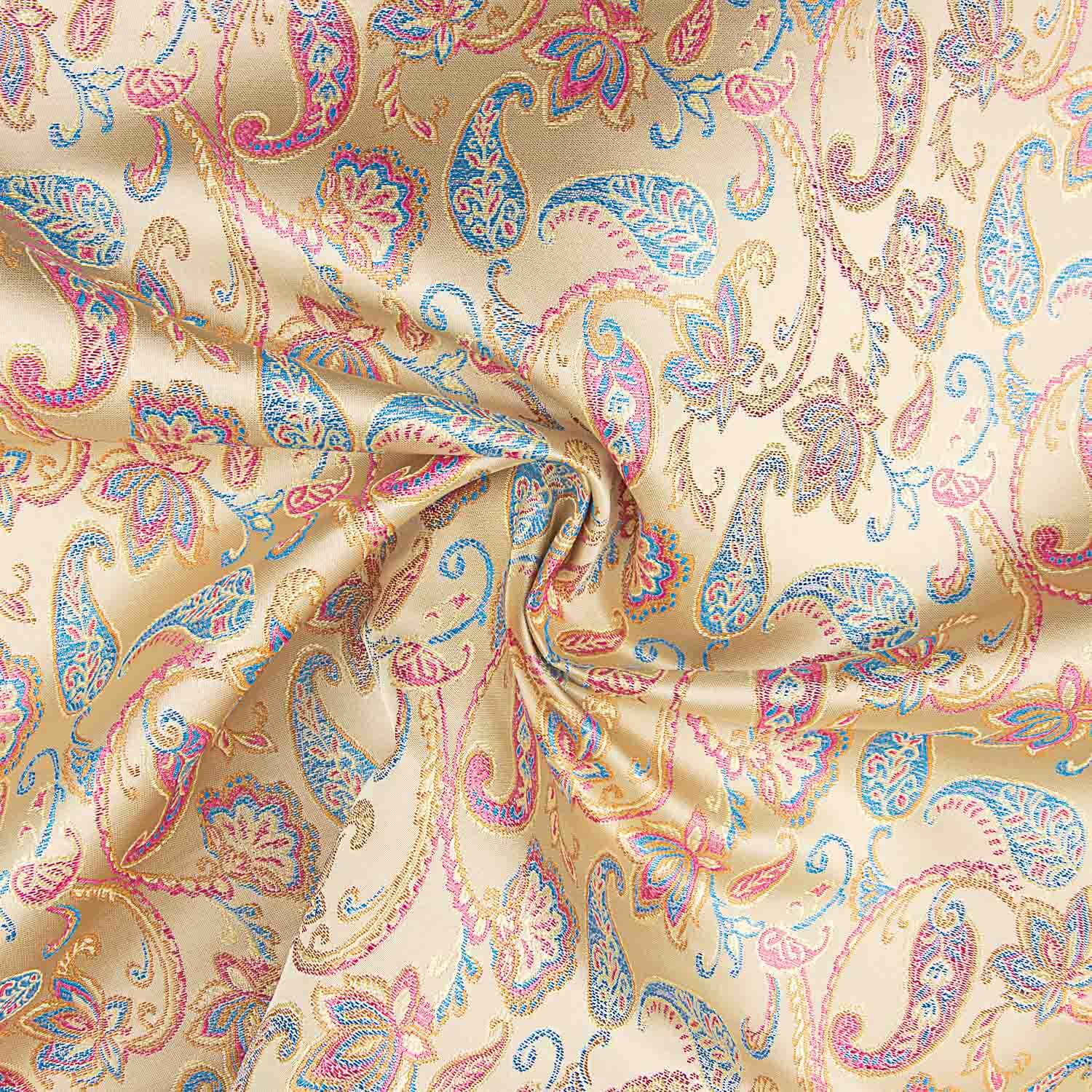 Jacquard Kaschmir Pastell Stilvoll - Ribes y Casals