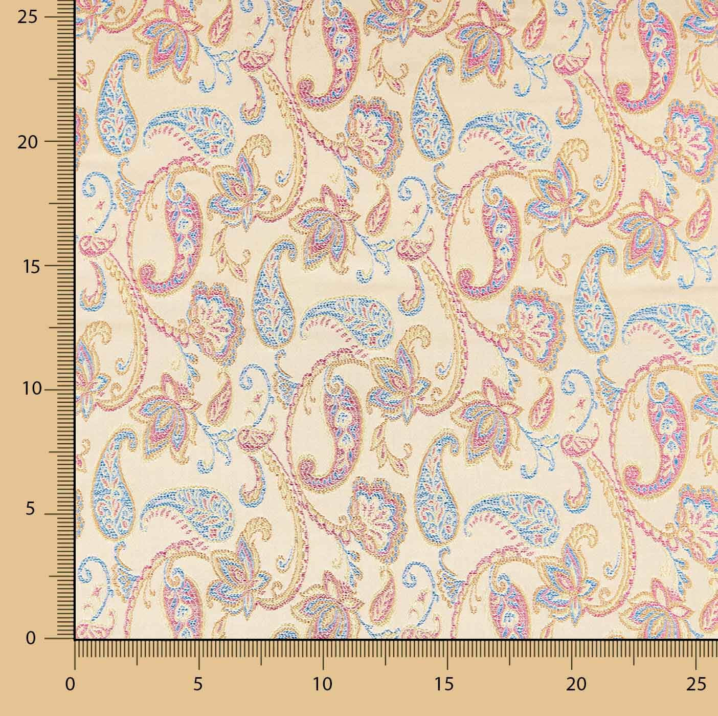 Jacquard Kaschmir Pastell Stilvoll - Ribes y Casals