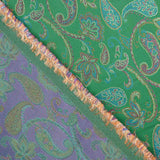 Jacquard Kaschmir Smaragdgrün - Ribes y Casals