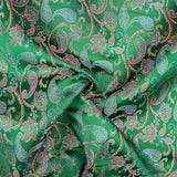 Jacquard Kaschmir Smaragdgrün - Ribes y Casals