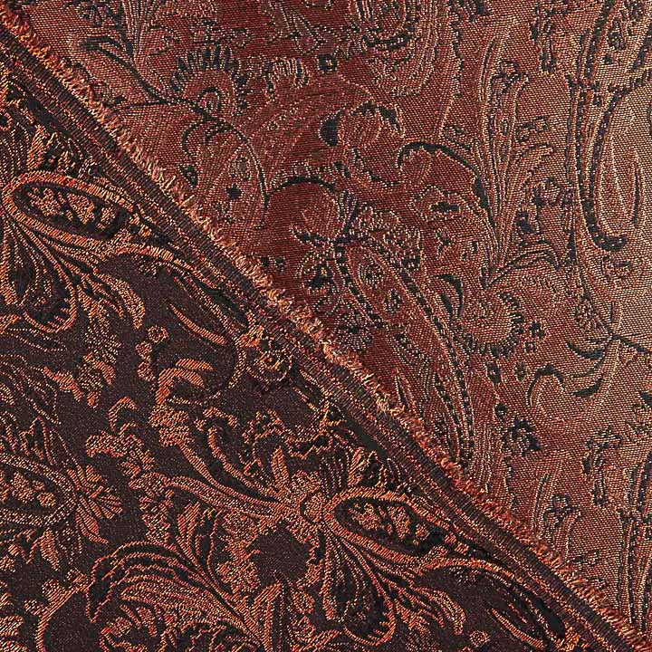 Kupfer-Jacquard mit Lurex Royal - Ribes y Casals