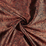 Kupfer-Jacquard mit Lurex Royal - Ribes y Casals
