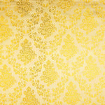 Gelber Jacquard mit goldenem Lurex - Ribes y Casals