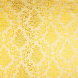 Gelber Jacquard mit goldenem Lurex - Ribes y Casals