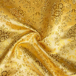 Gelber Jacquard mit goldenem Lurex - Ribes y Casals
