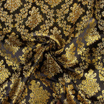 Schwarzer Jacquard mit goldenem Lurex - Ribes y Casals