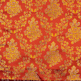 Roter Jacquard mit goldenem Lurex - Ribes y Casals