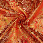 Roter Jacquard mit goldenem Lurex-Kaschmir - Ribes y Casals