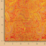 Roter Jacquard mit goldenem Lurex-Kaschmir - Ribes y Casals