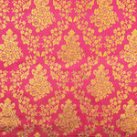Rosa Jacquard mit goldenem Lurex - Ribes y Casals