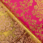 Rosa Jacquard mit goldenem Lurex - Ribes y Casals
