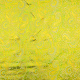 Grüner Jacquard mit goldenem Lurex - Ribes y Casals