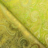 Grüner Jacquard mit goldenem Lurex - Ribes y Casals