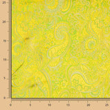 Grüner Jacquard mit goldenem Lurex - Ribes y Casals
