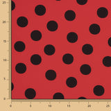 Koshibo Polka Dots 33mm Rot-Schwarz - Ribes y Casals