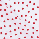 Koshibo Polka Dots 7mm Weiß-Rot - Ribes y Casals