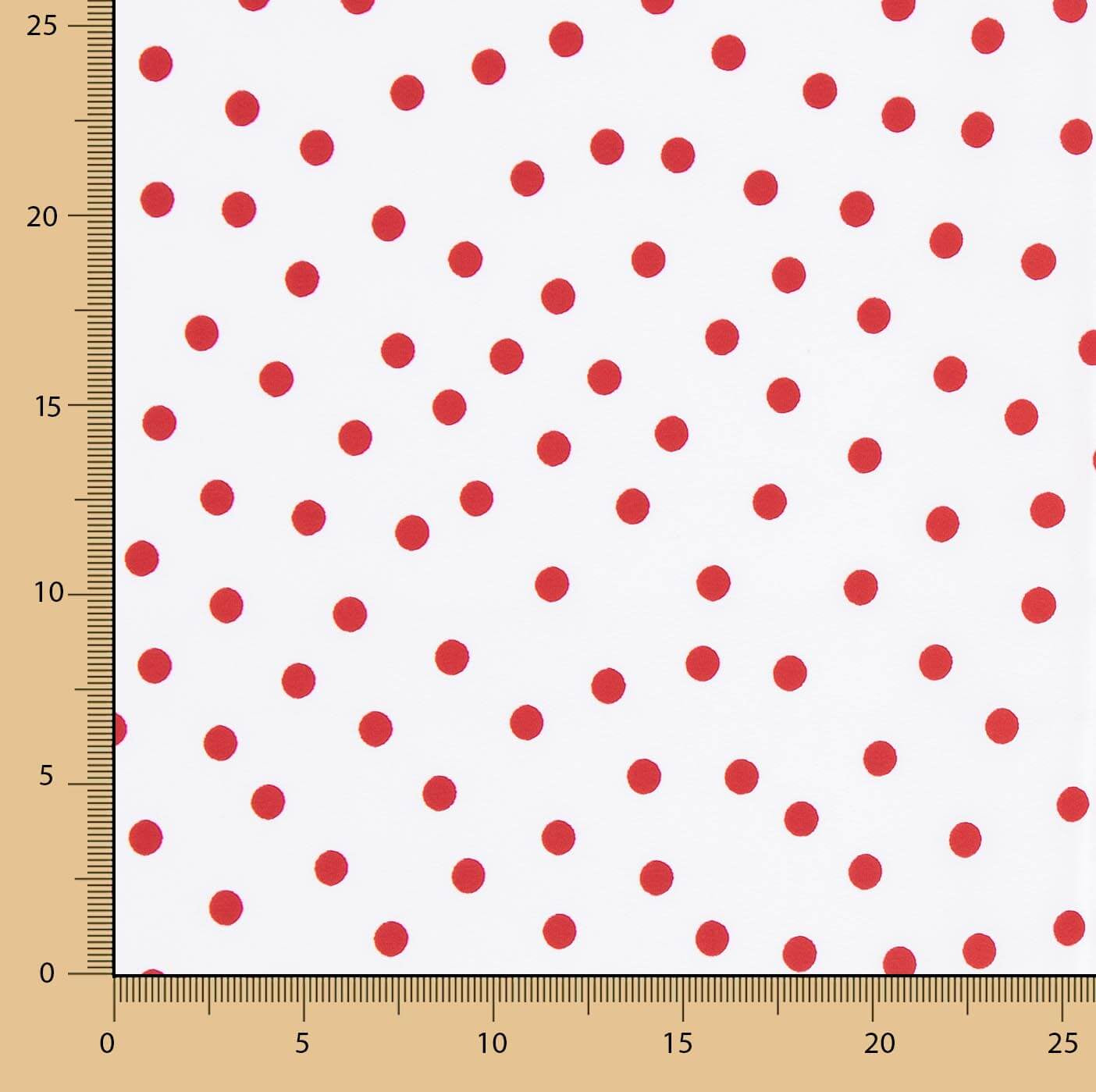 Koshibo Polka Dots 7mm Weiß-Rot - Ribes y Casals