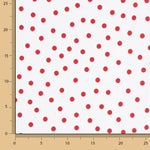 Koshibo Polka Dots 7mm Weiß-Rot - Ribes y Casals