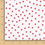 Koshibo Polka Dots 7mm Weiß-Rot - Ribes y Casals