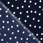 Koshibo Polka Dots 7mm Marineblau-Weiß - Ribes y Casals