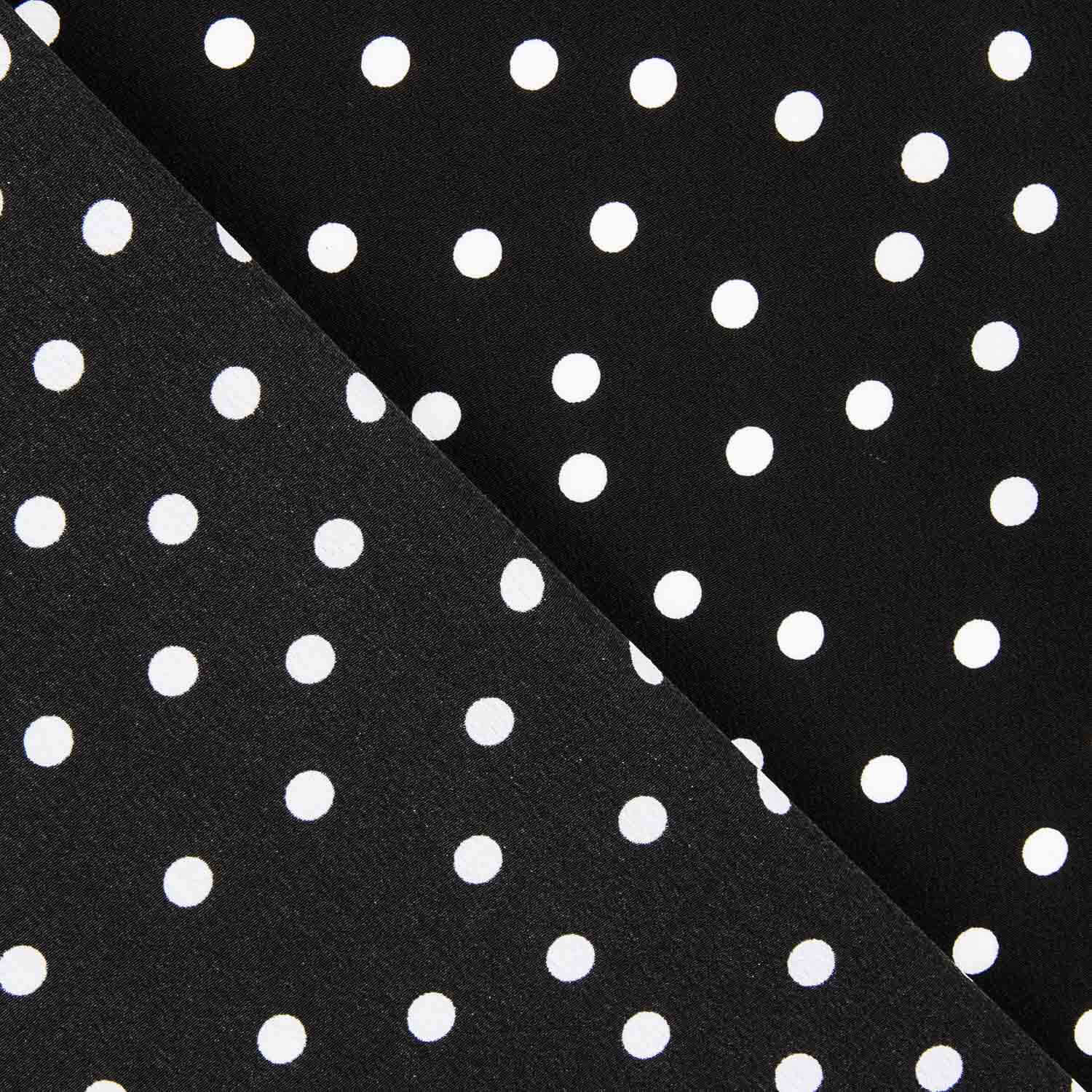 Koshibo Polka Dots 7mm Schwarz-Weiß - Ribes y Casals