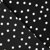 Koshibo Polka Dots 7mm Schwarz-Weiß - Ribes y Casals