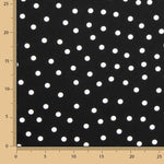 Koshibo Polka Dots 7mm Schwarz-Weiß - Ribes y Casals