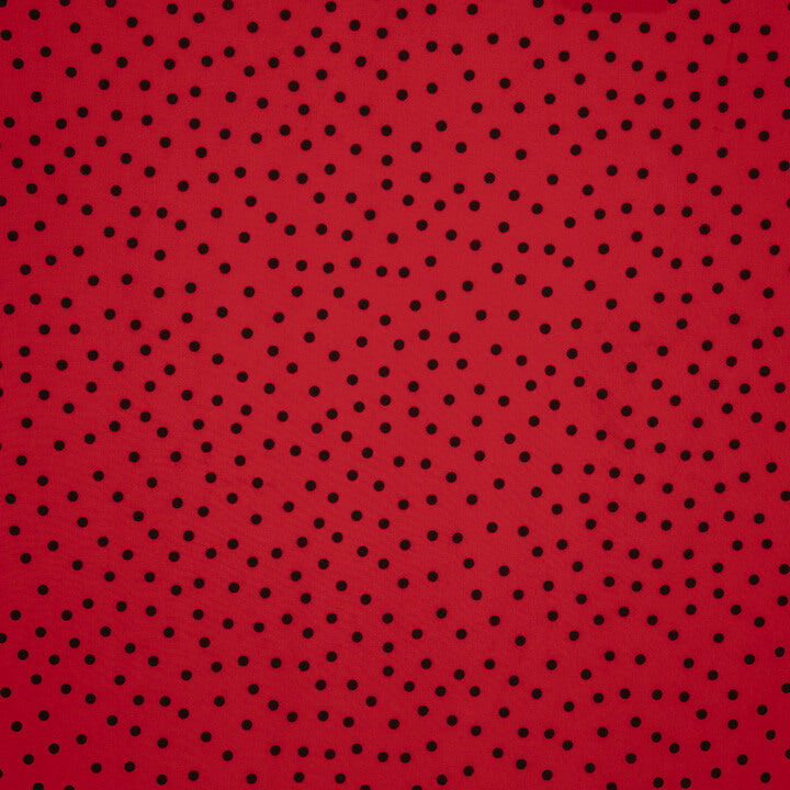 Koshibo Polka Dots 7mm Rot-Schwarz - Ribes y Casals