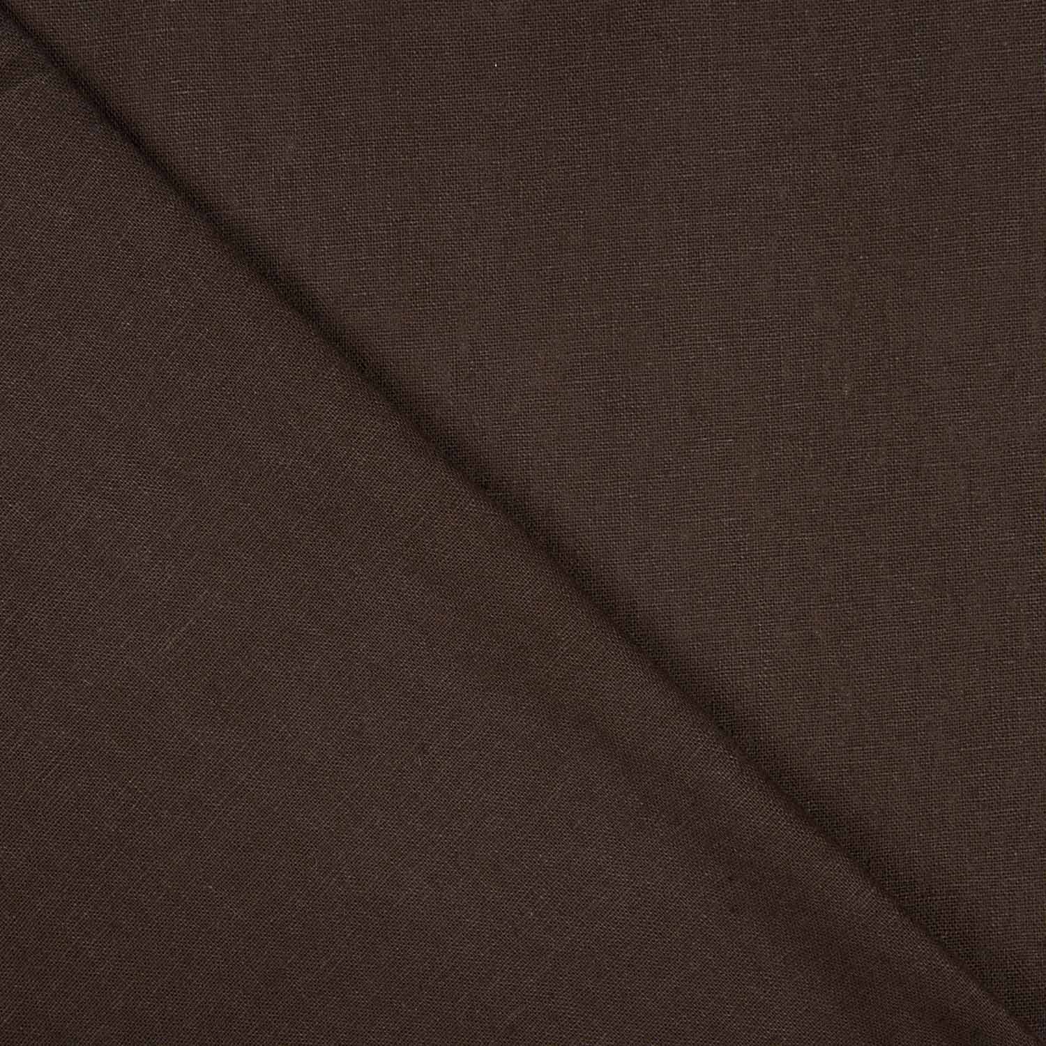 Leinen-Viskose-Reststücke, braun – verschiedene Maße x Breite 140 cm - Ribes y Casals