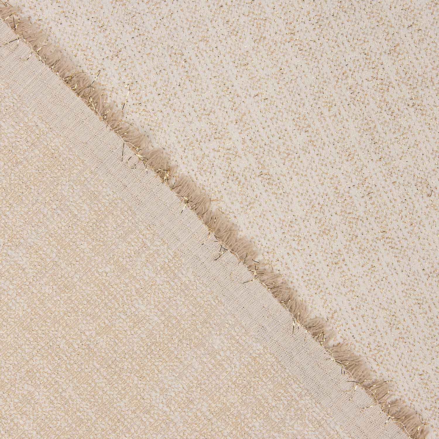 Ecru-Leinwand mit goldenem Lurex - Ribes y Casals