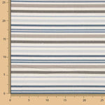 Bedrucktes Segeltuch Streifen Blau und Beige - Ribes y Casals