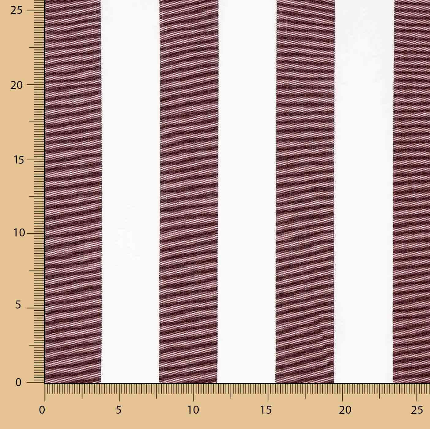 Teflon-Außenplane mit burgunderroten Streifen, 320 cm - Ribes y Casals