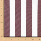 Teflon-Außenplane mit burgunderroten Streifen, 320 cm - Ribes y Casals