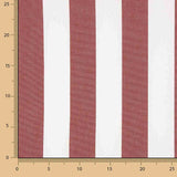 Teflon-Außenplane mit roten Streifen, 320 cm - Ribes y Casals