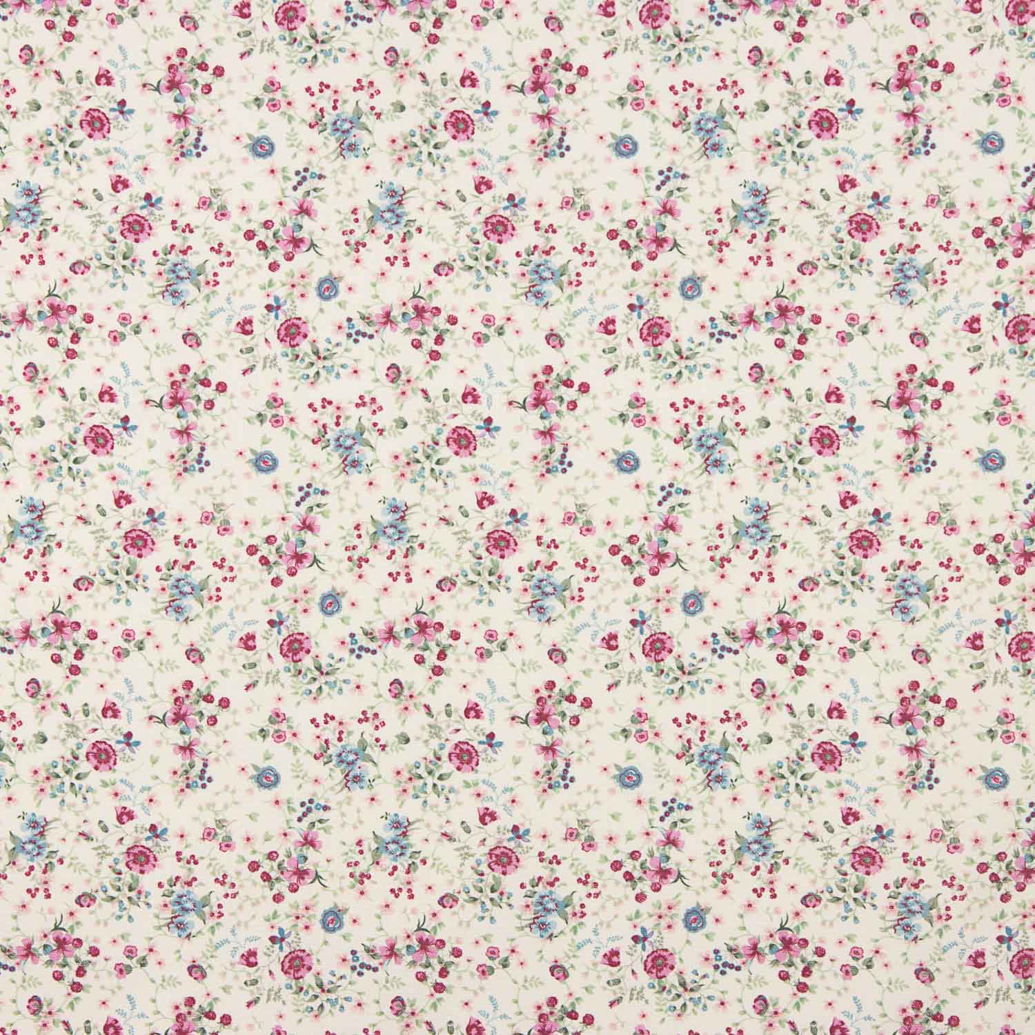 Vintage Micro Blumen bedruckte Leinwand - Ribes y Casals