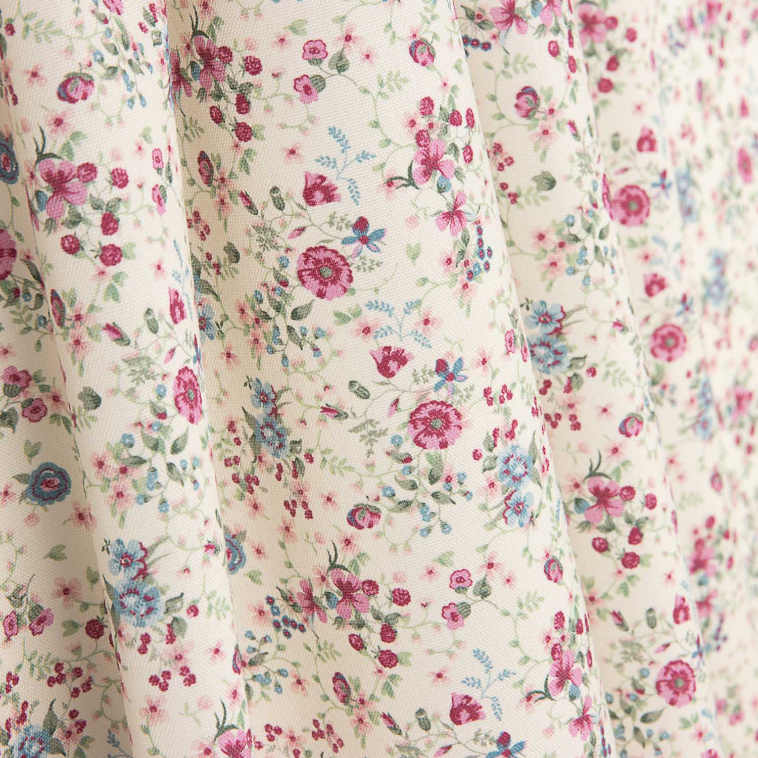 Vintage Micro Blumen bedruckte Leinwand - Ribes y Casals