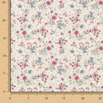 Vintage Micro Blumen bedruckte Leinwand - Ribes y Casals