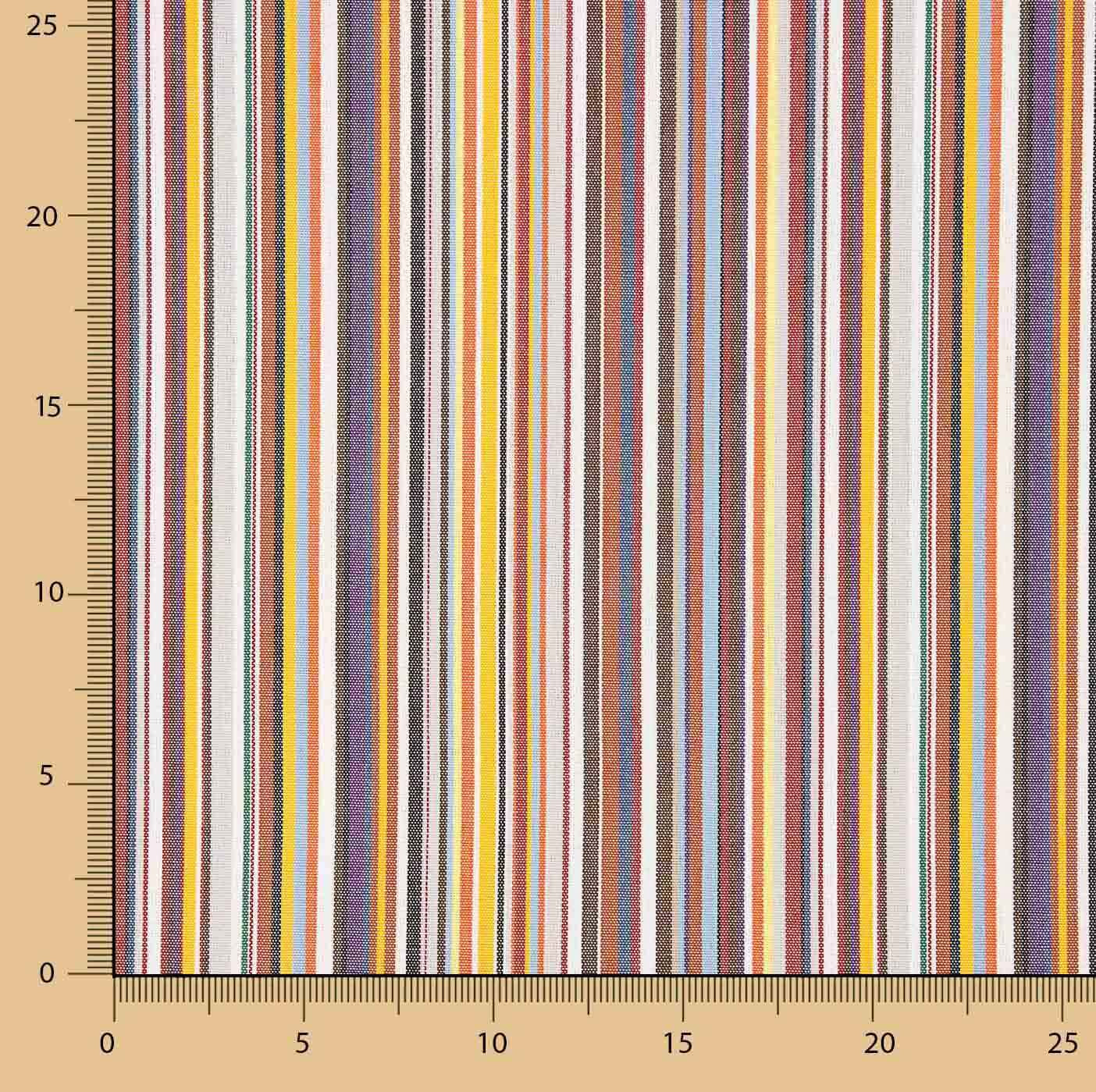 Teflon-Außenplane mit bunten Streifen, 320 cm - Ribes y Casals