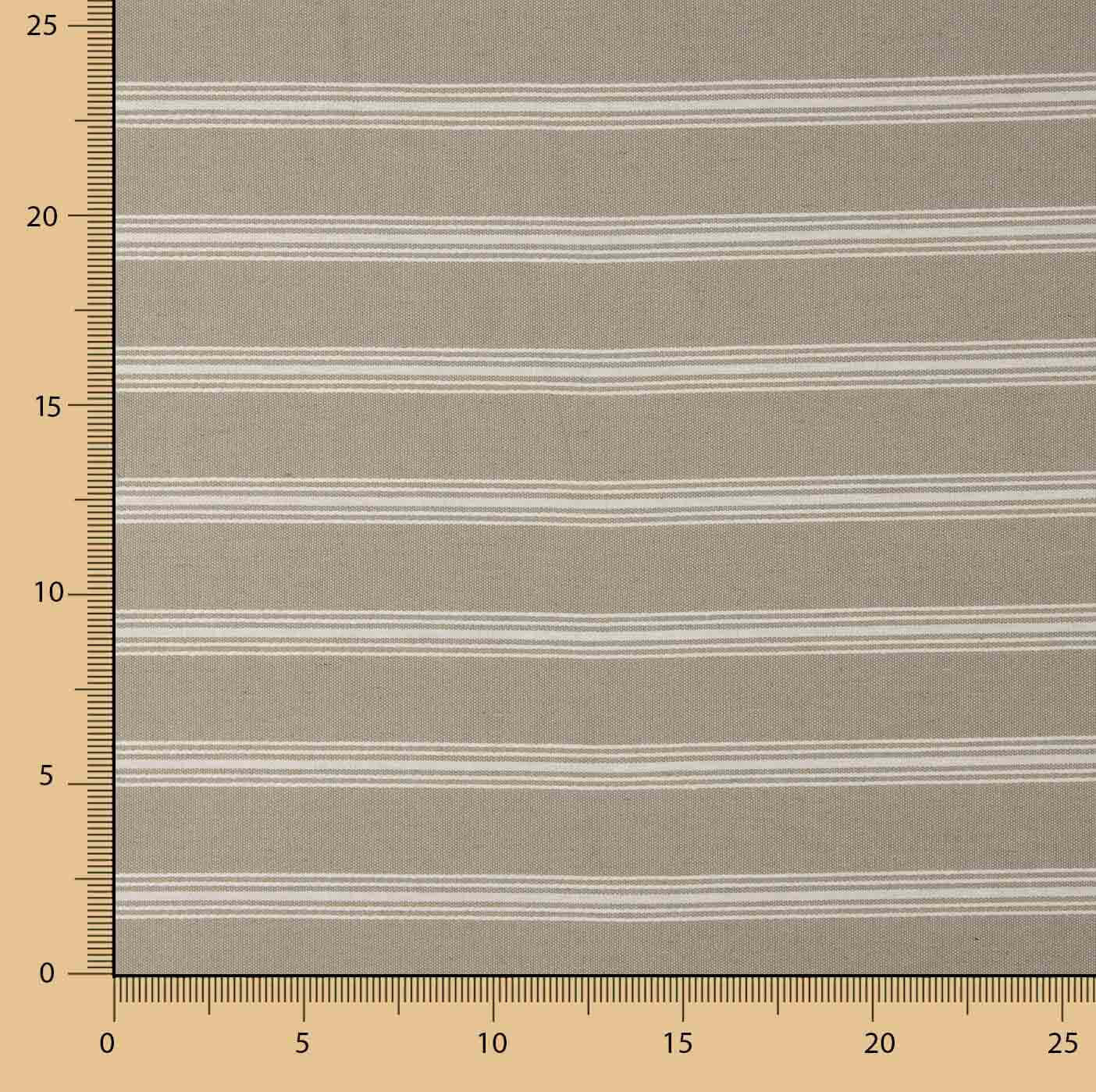 Beige-Farbene Canvas-Jacke mit weißen Streifen - Ribes y Casals