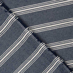 Marineblaues Canvas mit weißen Streifen - Ribes y Casals