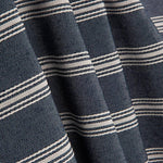 Marineblaues Canvas mit weißen Streifen - Ribes y Casals